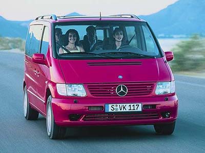 Каркасные шторки на Mercedes-Benz Vito W638 (с 1995 по 2006)
